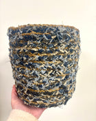 Denim pot