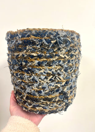 Denim pot