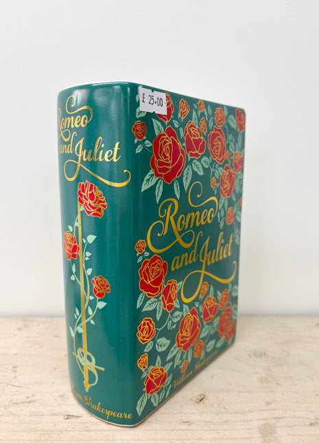 Romeo & Juliet Book Vase