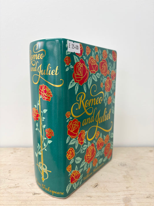 Romeo & Juliet Book Vase