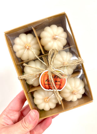 Pumpkin tea lights