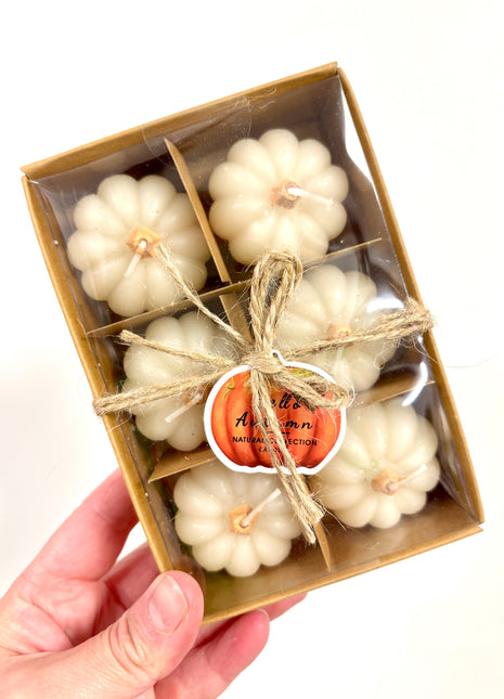 Pumpkin tea lights