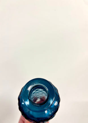 Blue textured bottle