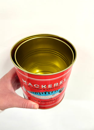 Storage fish tins