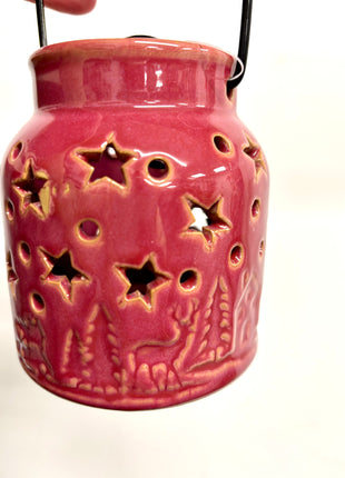 Festive scene lantern