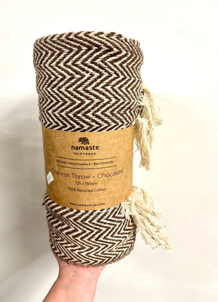 Chocolate throw