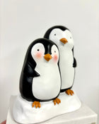 Penguin snuggle ornament