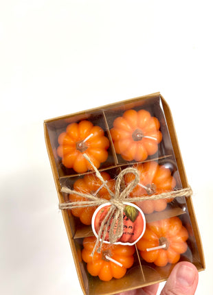 Pumpkin tea lights