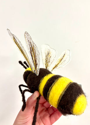 Bee felted finish