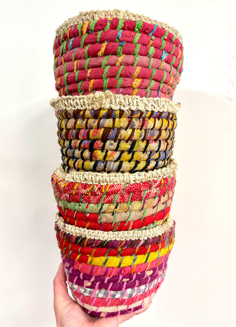 Hanging baskets - recycled