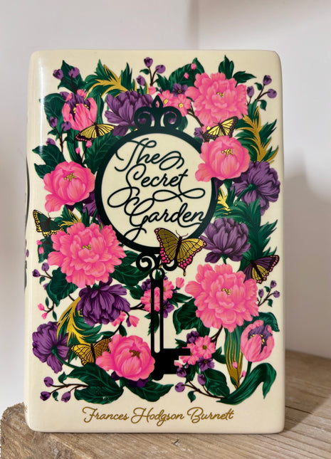 The Secret Garden book vase/planter