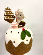 Mouse on Christmas Pudding