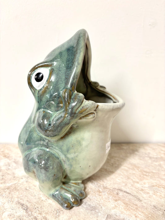 Glazed Frog pot