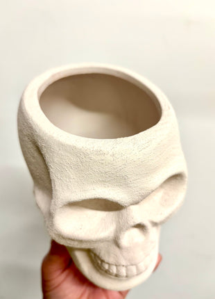 Skull planter