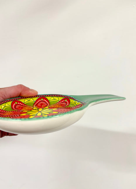 Tuscany spoon rest green