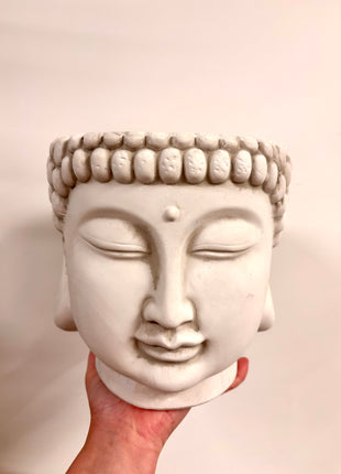 Buddha head planter