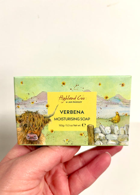 Highland Cow Verbena soap