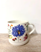 Mug with coaster/lid