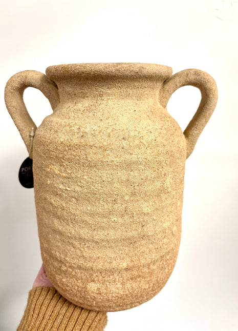Vase with handles