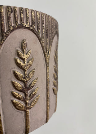 Leaf design plant pot large