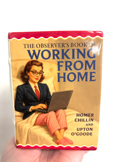 Working from home book vase / pen pot