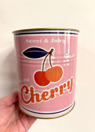 Storage tins Cherry set of 2
