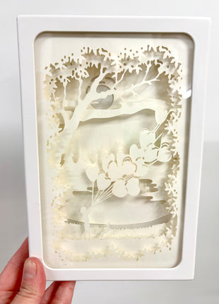 Forest light-up scene