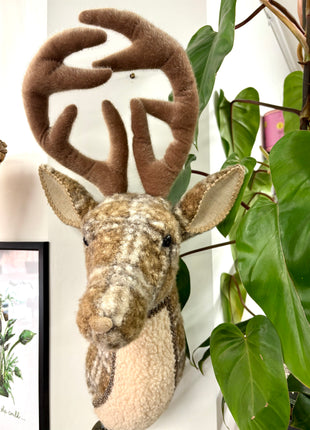Gold checked Reindeer