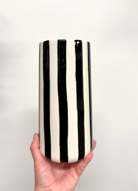 Striped vase