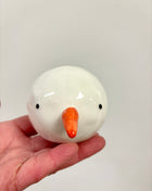 Ceramic snowman head