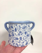 Blue hare pot