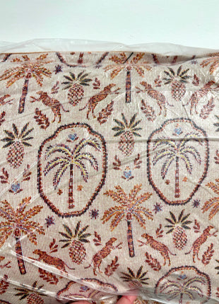 Palm tree cushion - orange