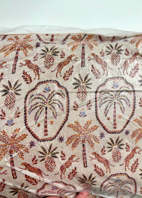 Palm tree cushion - orange