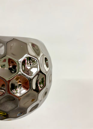 Disco ball plant pot