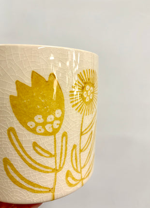 Sunflower plant pot