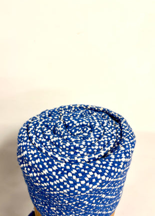 Blue throw