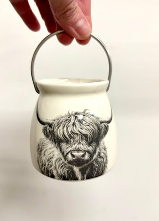 Highland cow lantern