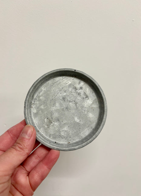 Zinc Saucer for 12cm pots