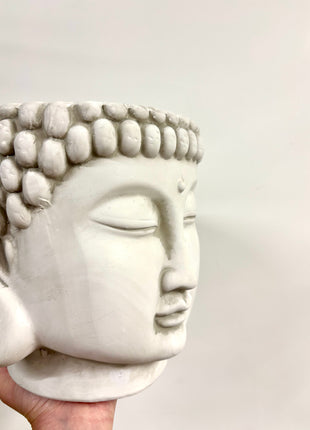 Buddha head planter