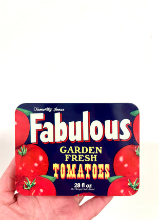Fabulous tomatoes tin