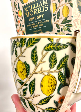 William Morris mug and coffee set
