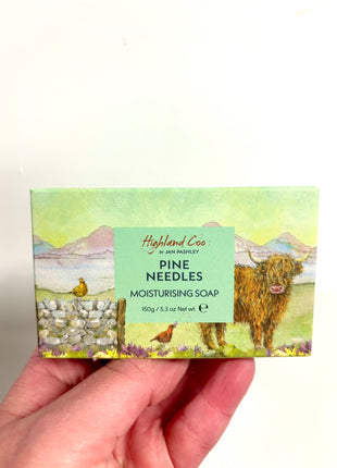 Highland cow Pine soap