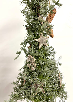 Light up tree in hessian bag