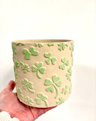 Four leaf clover pot