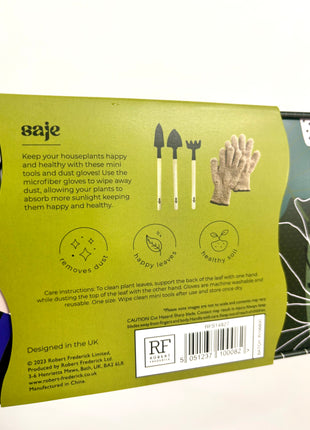 Sage houseplant care set - green