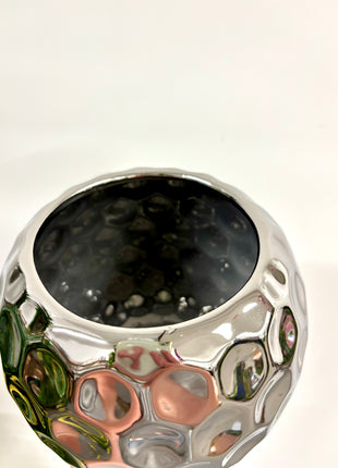 Disco ball plant pot