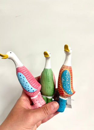 Ducks in boots