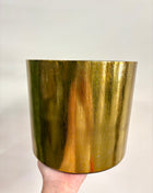Gold etched planter