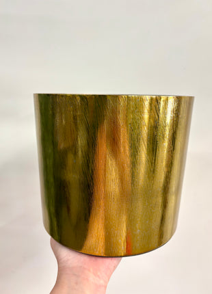 Gold etched planter