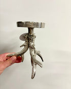 Aluminium candle holder
